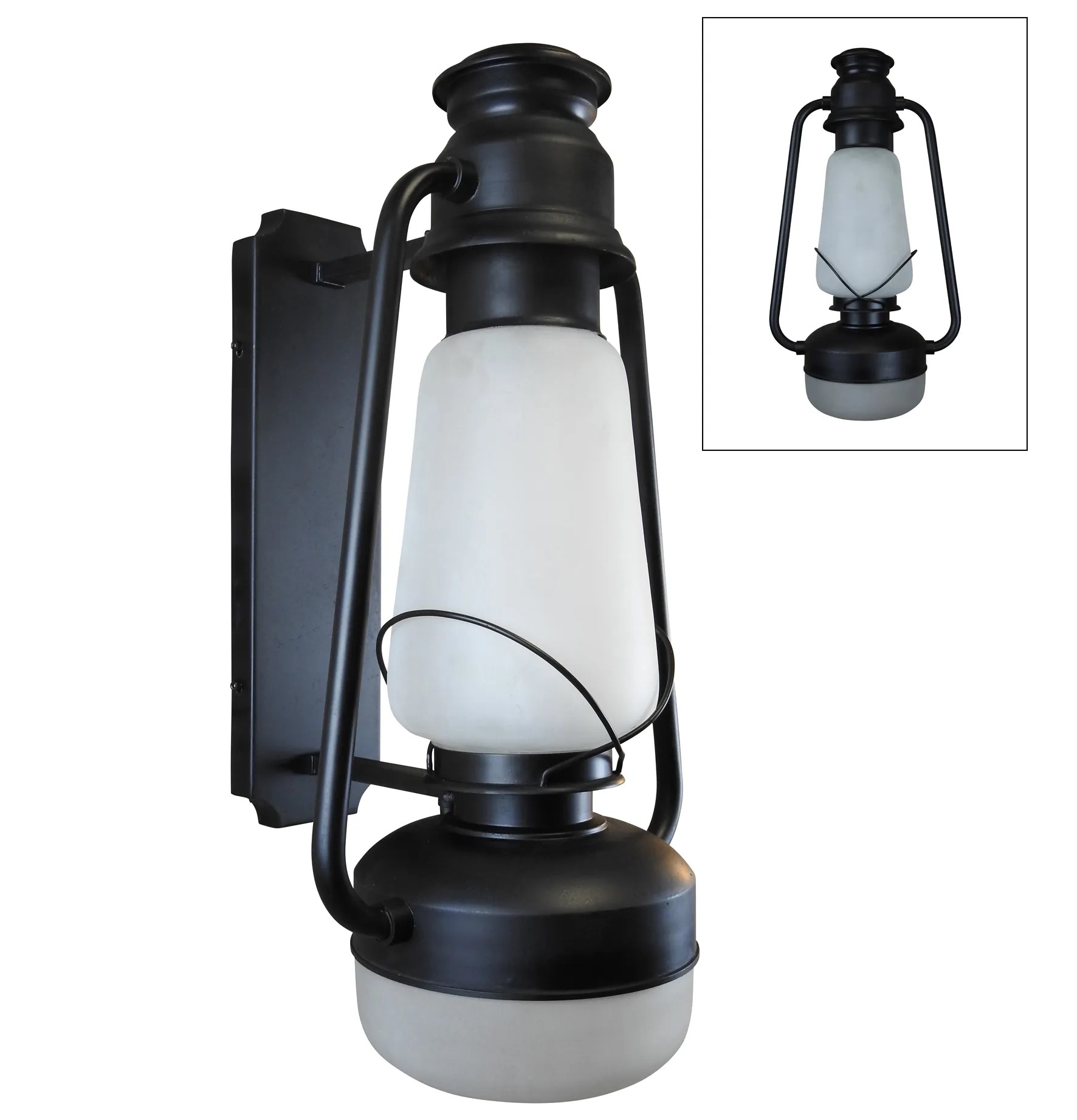 Muurlamp Chester Antiek Zwart