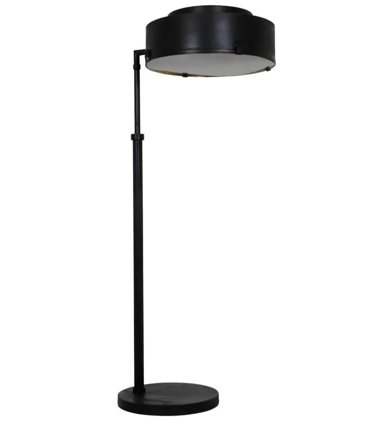 Vloerlamp Rex Antiek Zwart