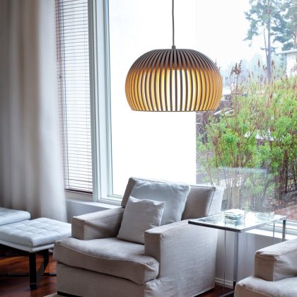 Atto 5000 Hanglamp Walnoot