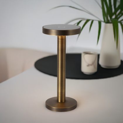 Tafellamp Solo Antiek Brons