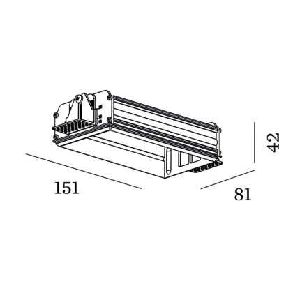 Aluminium inbouwframe Strange 2.0 en Sneak trimless 2.0 Plafondspot