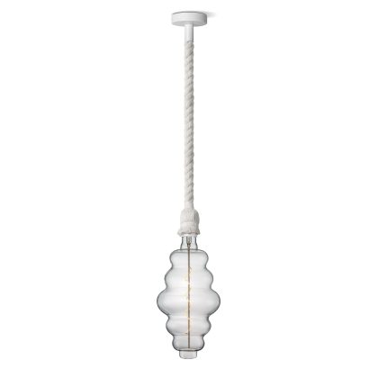 Light depot - hanglamp Leonardo wit Cloud - helder - Outlet