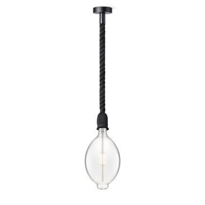 Light depot - hanglamp Leonardo zwart Oval - helder - Outlet