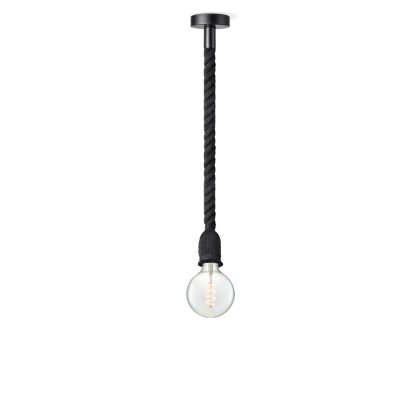 Light depot - hanglamp Leonardo zwart Spiral g125 - helder - Outlet