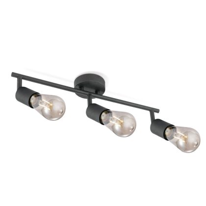 Light depot - opbouwspot Mello 3 lichts - zwart - Outlet