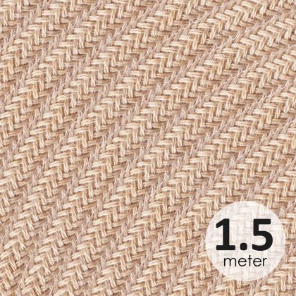 Light depot - strijkijzersnoer 1,5 meter - beige bruin - Outlet