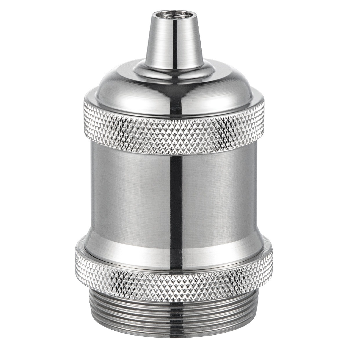 Home sweet home fitting metaal E27 - mat staal