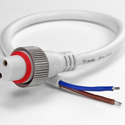 2 Pin IP68 Waterdichte Pigtail Connector Witte Led Strips