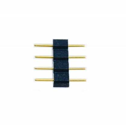 Connector Male Pin-Pin 4 Pin voor 10mm RGB Led Strips