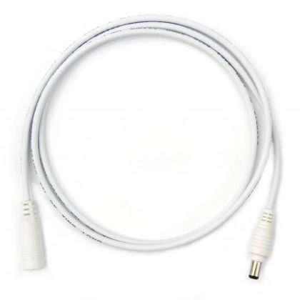 Verlengkabel DC 5.5x2.1mm Male naar Female van 1 meter