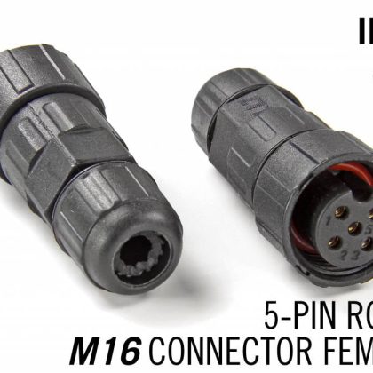 M16 5 Pin IP67 Waterdichte Female Connector