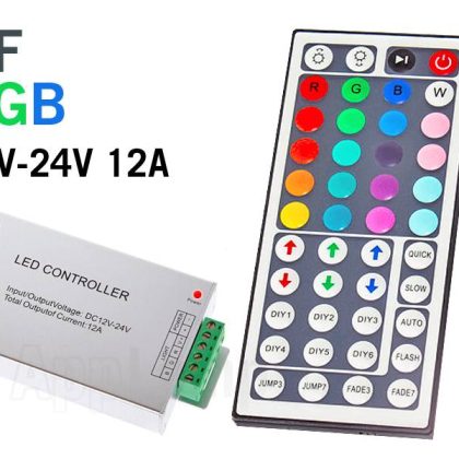 RGB RF Controller met Afstandsbediening | 12-24 Volt 12 Ampère
