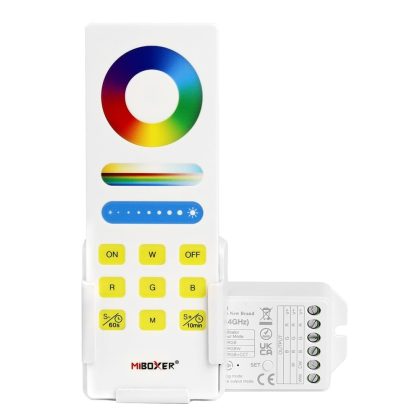 Mi·Light RGB/RGBWW /RGB+CCT 1-zone Controller *Nieuw* met RF afstandsbediening15 Ampère