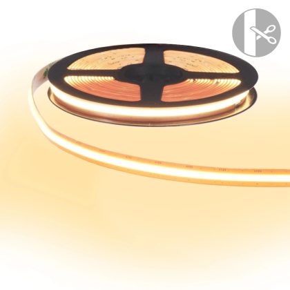 Led strip cob warm wit - 10 meter - losse strip met 600 leds per meter