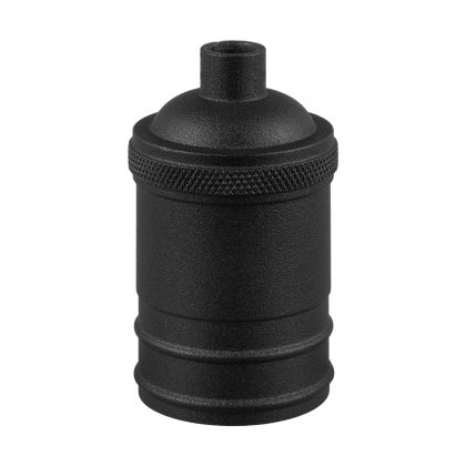 DIY lamphouders - Lamponderdelen - ø4.5 x 7.5 cm - E27 - Black - Cilinder - Ontworpen voor Hanglampen, Wandlampen