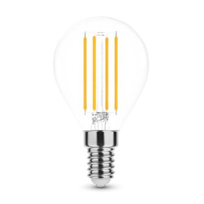 LED E14-P45 Filamentlamp 3 Watt - 10-30 Volt - 2700K - Dimbaar