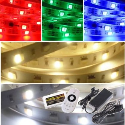 Ledstrip 24 Volt RGB+CCT - 5 meter - IP65 - 60xSMD5050/m