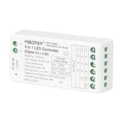 Miboxer Zigbee LED Controller - RGB/RGBW/RGB+CC - 12-24V - FUT037Z+