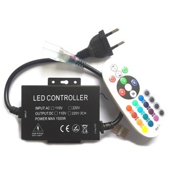 Controller RGB Neon Flex Ledstrip 230 Volt - RF - 1500W