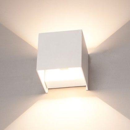 LED Wandlamp Cubo - 2700K - 6 Watt - Wit - Kubus - Dimbaar