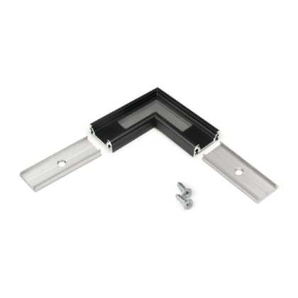 Hoekconnector Zwart voor Surface 10 Ledstrip profielen