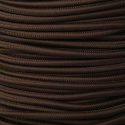 Strijkijzersnoer Bruin 2-aderig - per lopende meter