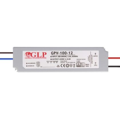 LED Trafo 100 Watt - 12VDC - 8,3A - GPV-100-12