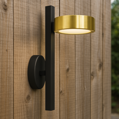 Wandlamp LED Orion messing 3 stuks