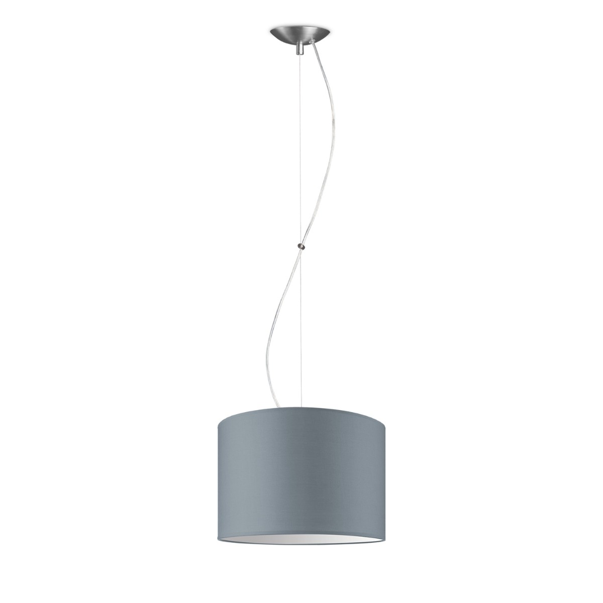 Light depot - hanglamp basic deluxe bling Ø 30 cm - lichtgrijs - Outlet