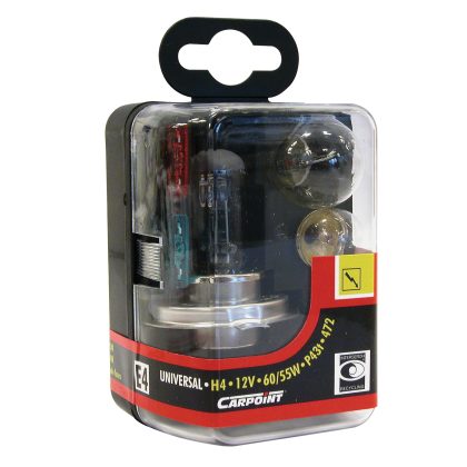 Carpoint reservelampen set gloeilampenset H4 60/55W