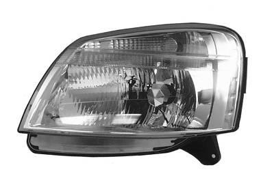 Koplamp links met knipperlicht