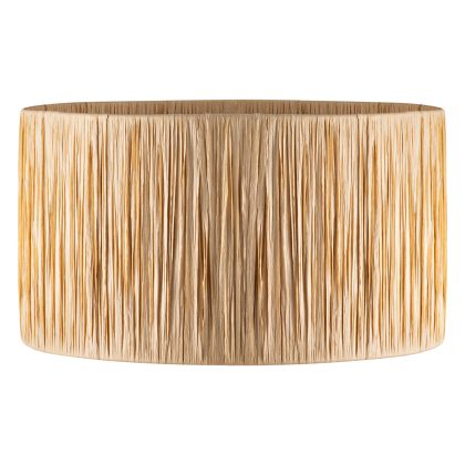 Raffia lampenkap - cilindrisch - beige - Boheemse stijl - ø40 x 22 cm - E27 fitting - Ontworpen voor Vloerlamp en Pendellamp - Ontworpen voor woonkamer en eetkamer