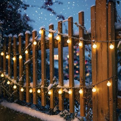 Solar kerstslinger bubble