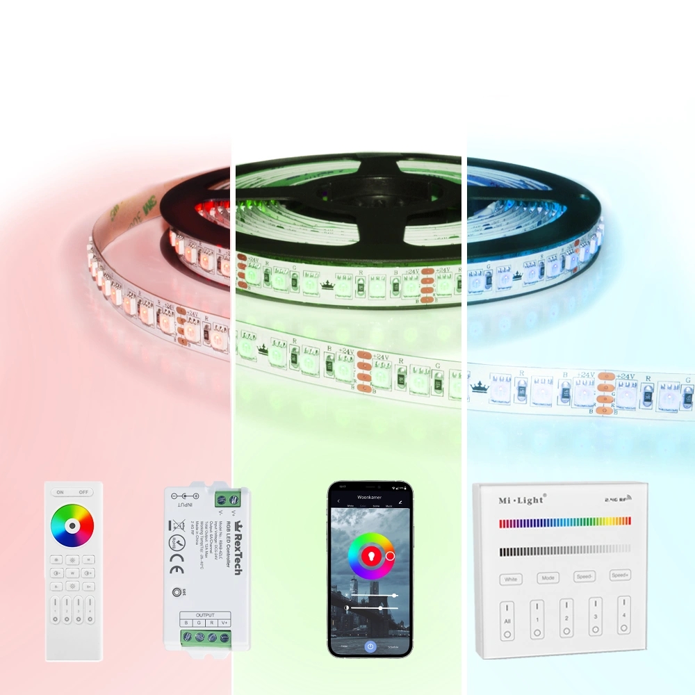 25 meter RGB pro led strip complete set - 3000 leds