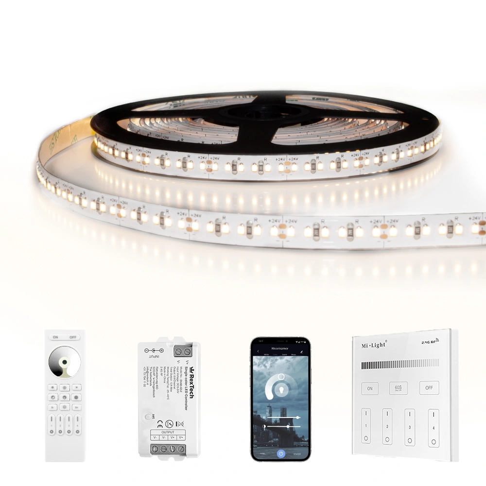 30 meter - 7200 leds complete led strip set helder wit pro