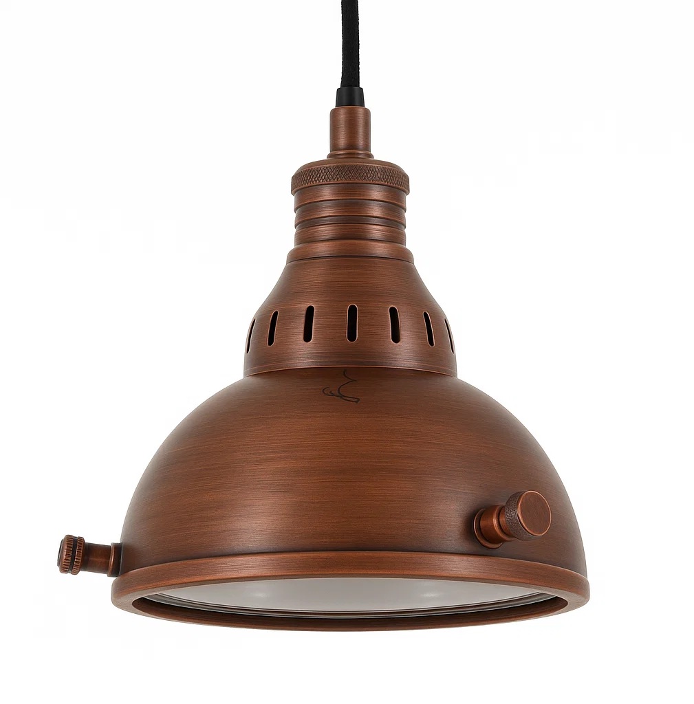 Hanglamp Elysee Antiek Donker Koper