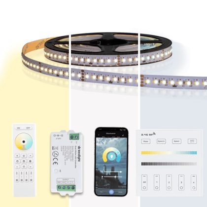 35 meter dual white led strip complete set - pro 320 leds