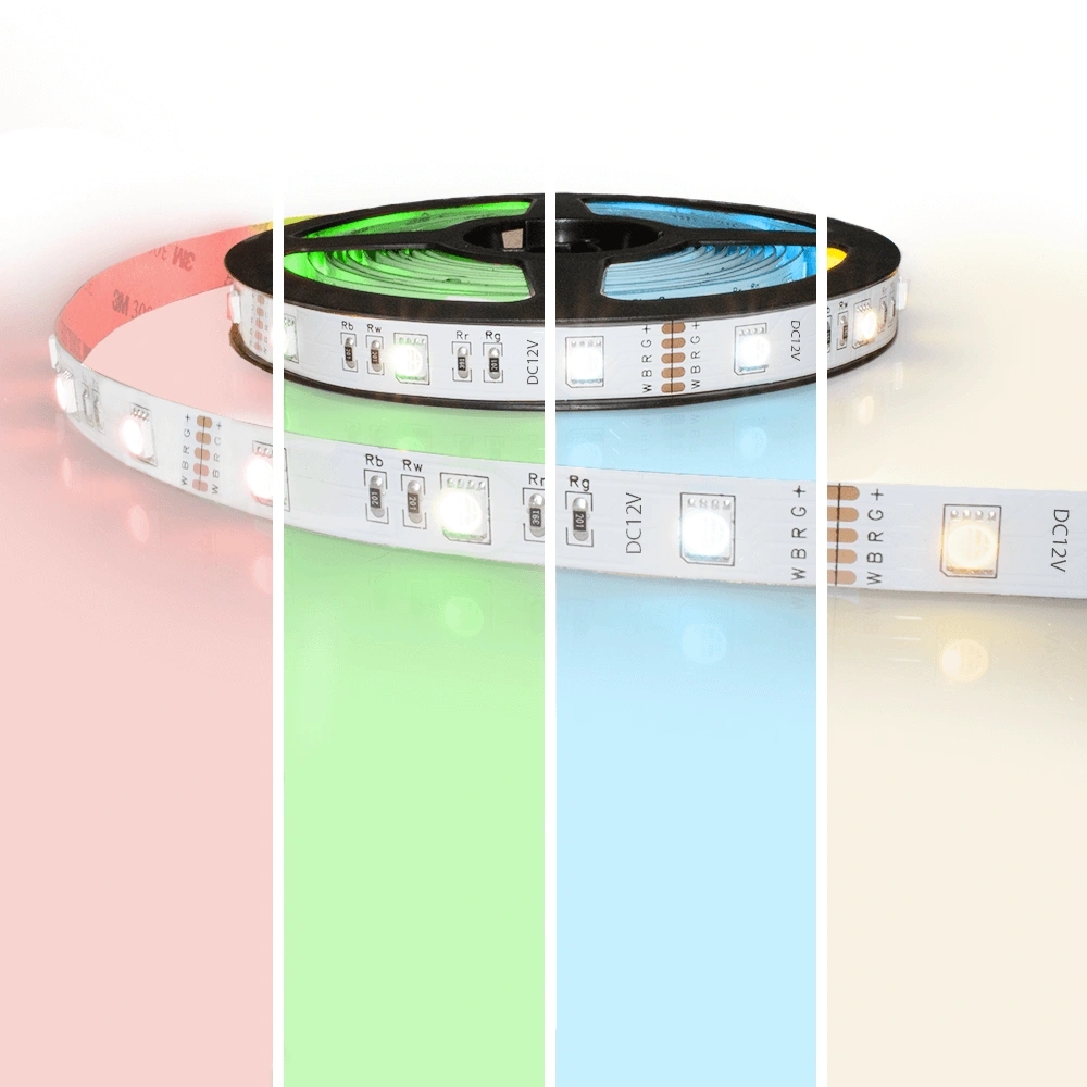 4 meter RGBW led strip basic met 144 leds - losse strip