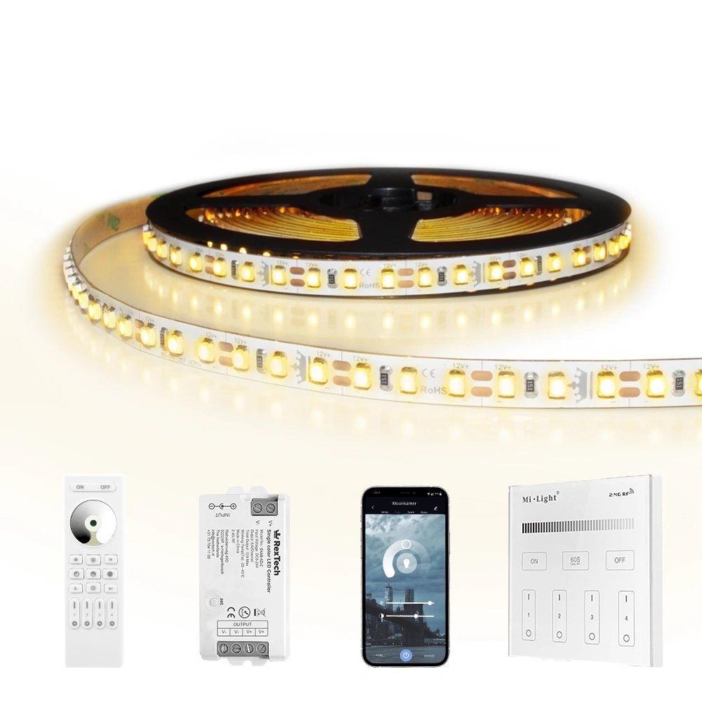 45 meter led strip warm wit complete set - premium 5400 leds