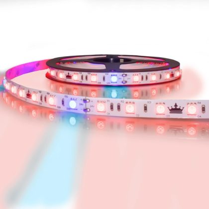 5 meter groei led strip ip20 24v - r_b=5:1 - 60 leds p/m