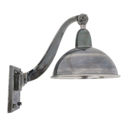 Wandlamp Halifax Antiek Zilver