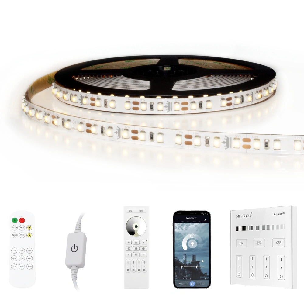 6 meter - 720 leds complete led strip set helder wit