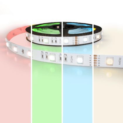 6 meter RGBW led strip basic met 216 leds - losse strip