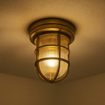 Gibraltar Scheepslamp Brons