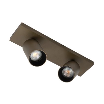 Mila 2 Opbouwspot Brons met Smart RGB LED