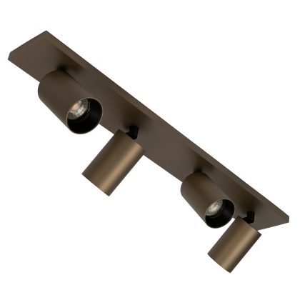 Mila 4 Opbouwspot Brons met Smart RGB LED