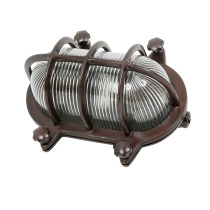 Muurlamp Dundee Antiek Donker Messing