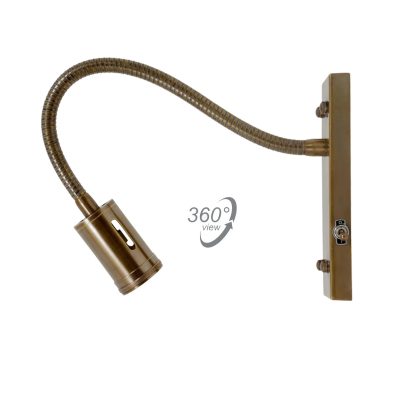 Muurlamp Ferrol Antiek Messing