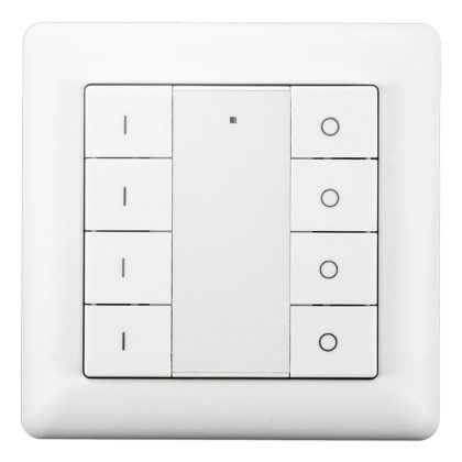 Draadloze Zigbee schakelaar van EcoDim - Geschikt voor 4 groepen - Witte kleur