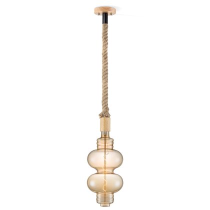 Light depot - hanglamp Leonardo Diabolo - amber - Outlet